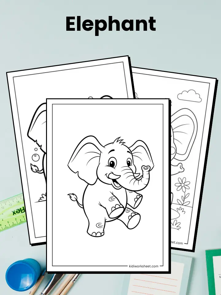 Elephant Coloring Pages