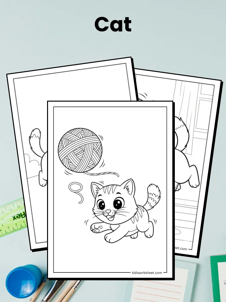 Cat Coloring Pages