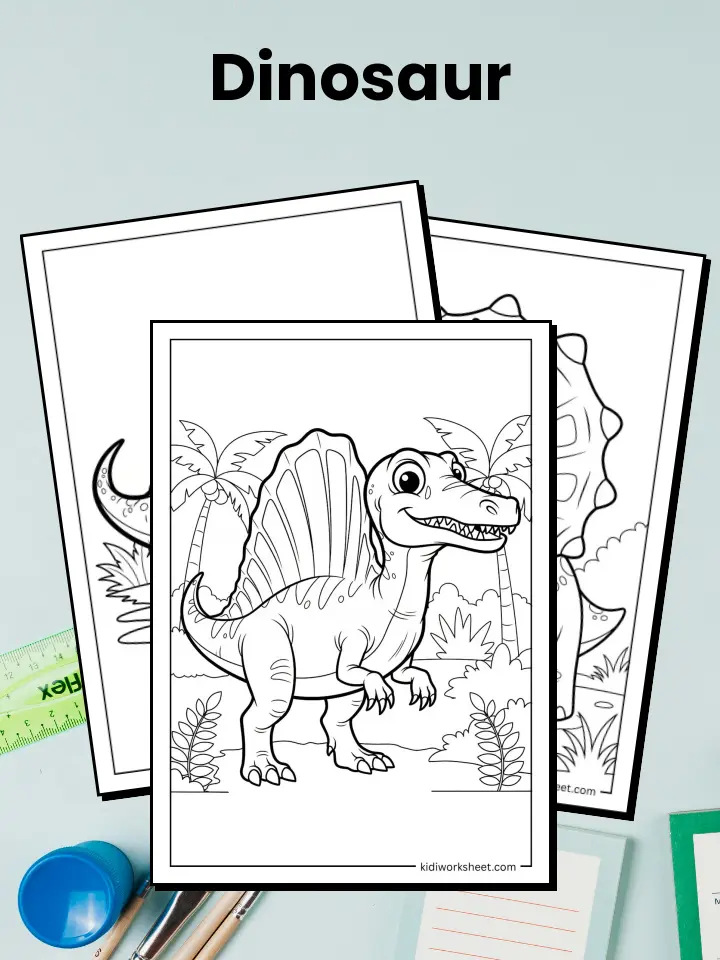 Dinosaur Coloring Pages