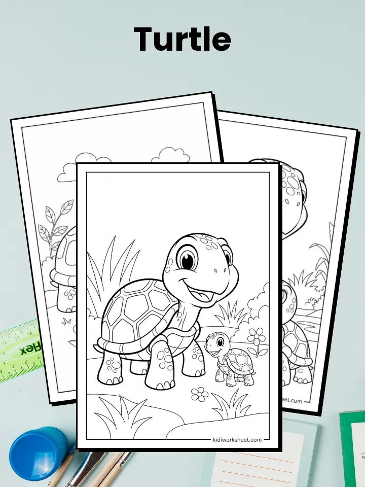 Turtle Coloring Pages