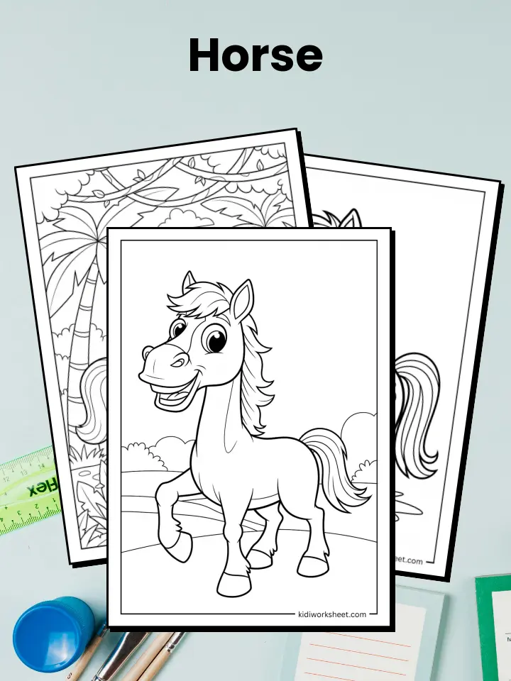 Horse Coloring Pages