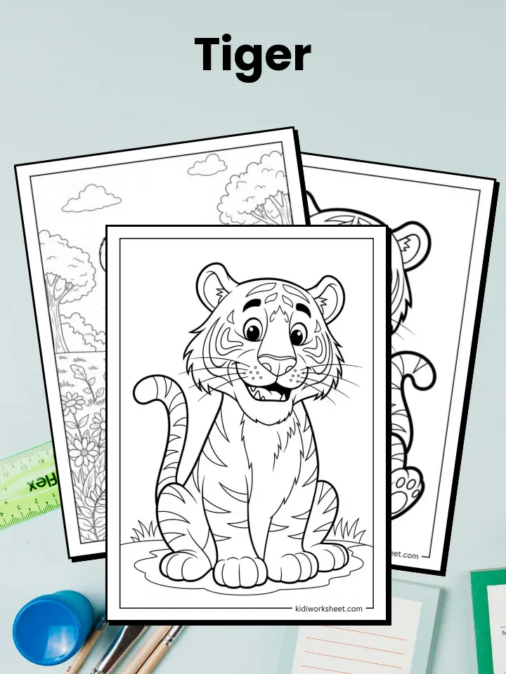 Tiger Coloring Pages