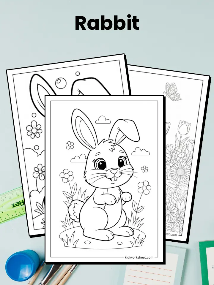 Rabbit Coloring Pages