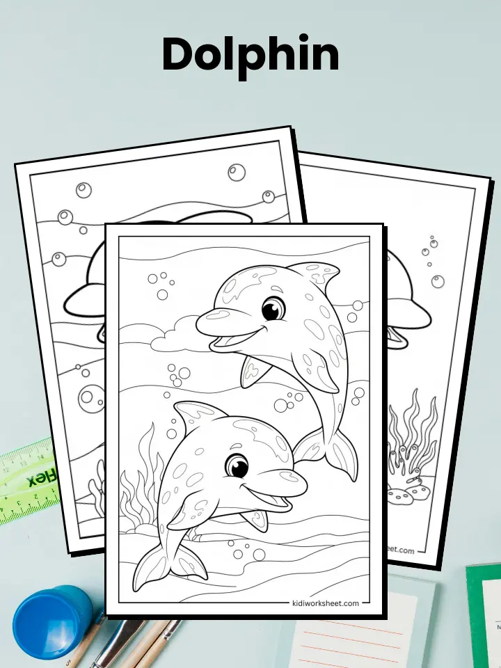 Dolphin Coloring Pages