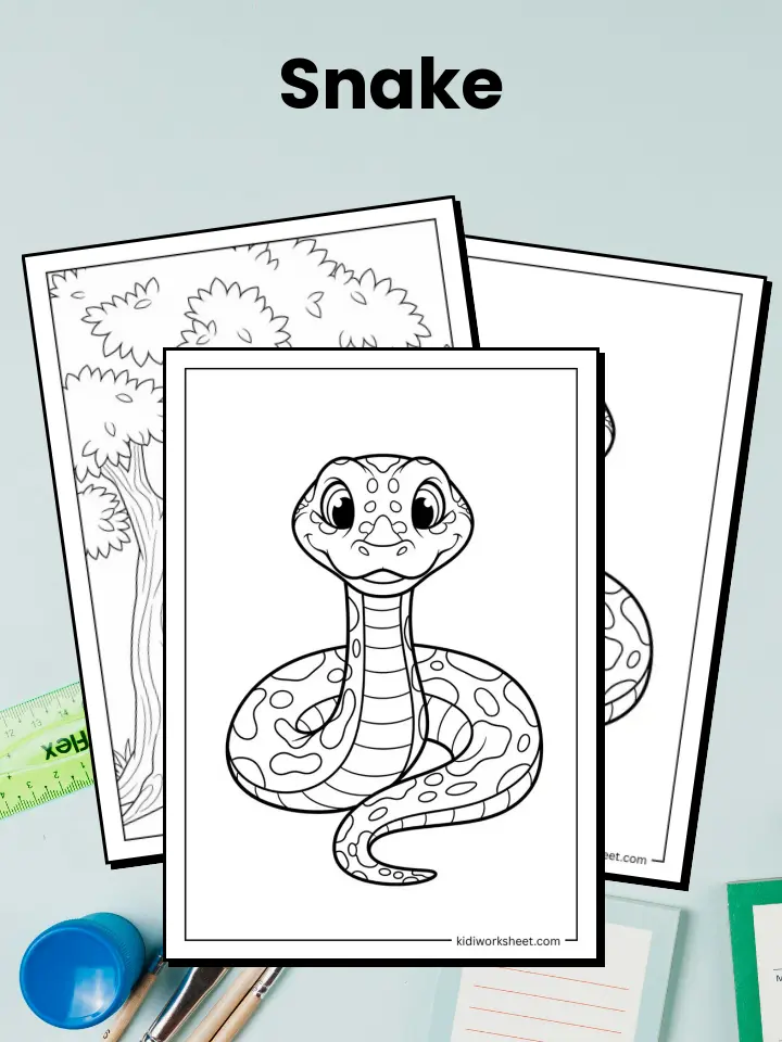 Snake Coloring Pages