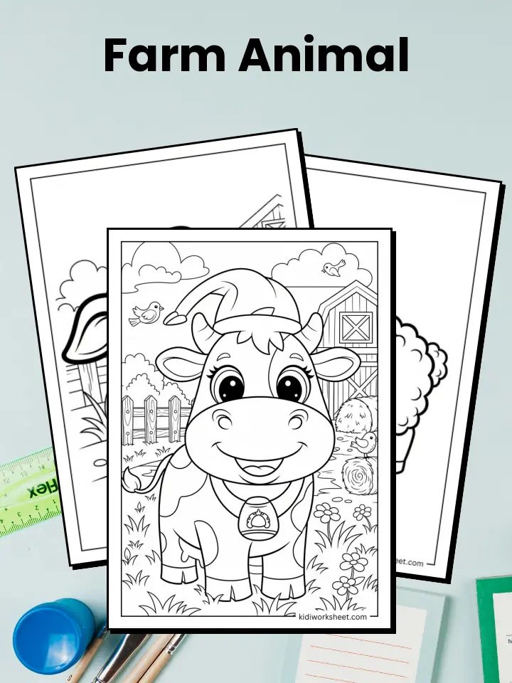 Farm Animal Coloring Pages