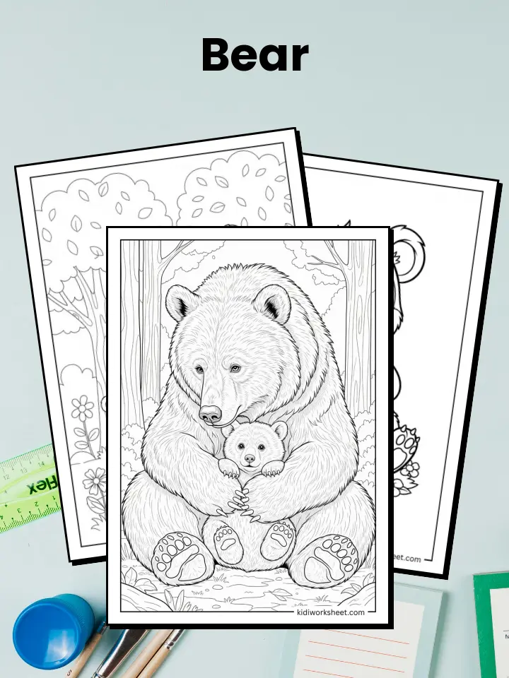 Bear Coloring Pages