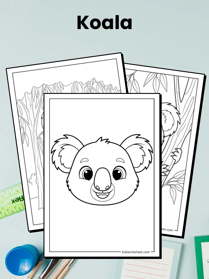 Koala Coloring Pages