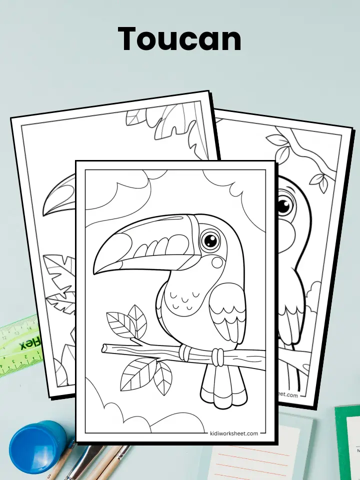Toucan Coloring Pages
