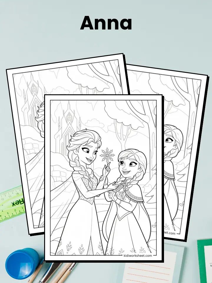 Anna Coloring Pages