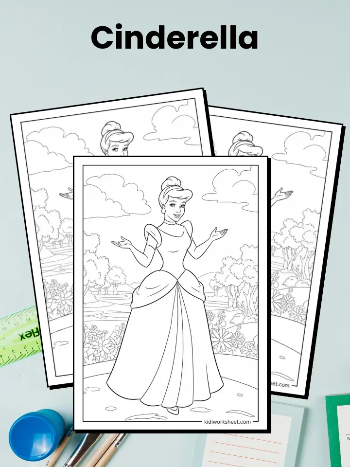 Cinderella Coloring Pages