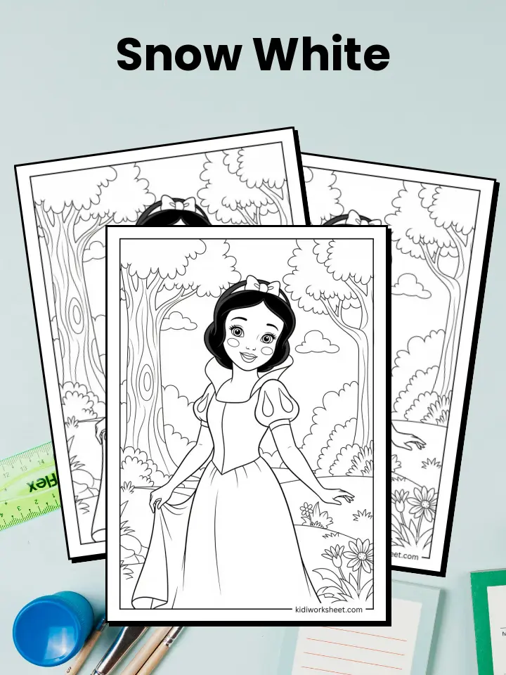 Snow White Coloring Pages