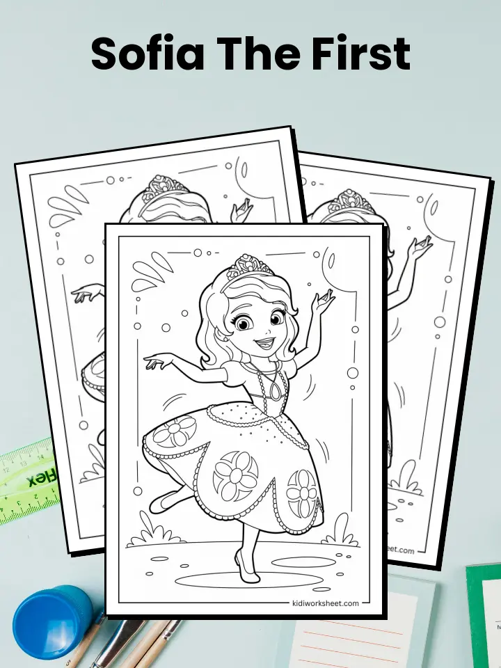 Sofia The First Coloring Pages