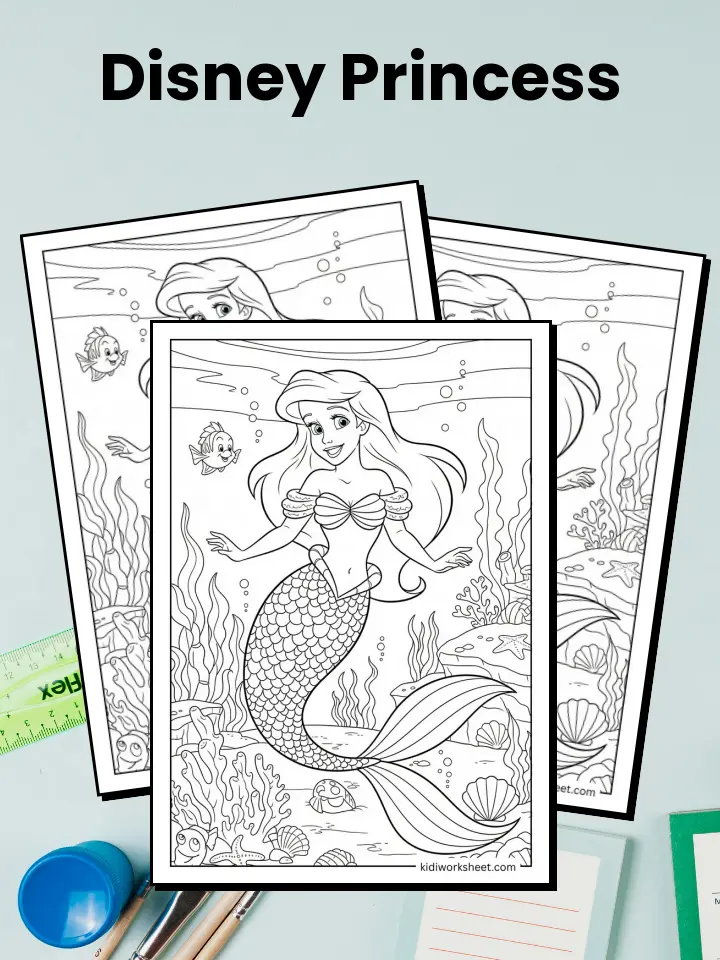 Disney Princess Coloring Pages