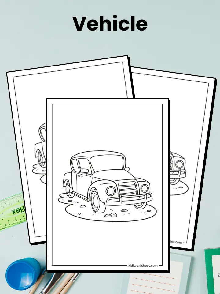 Vehicle Coloring Pages