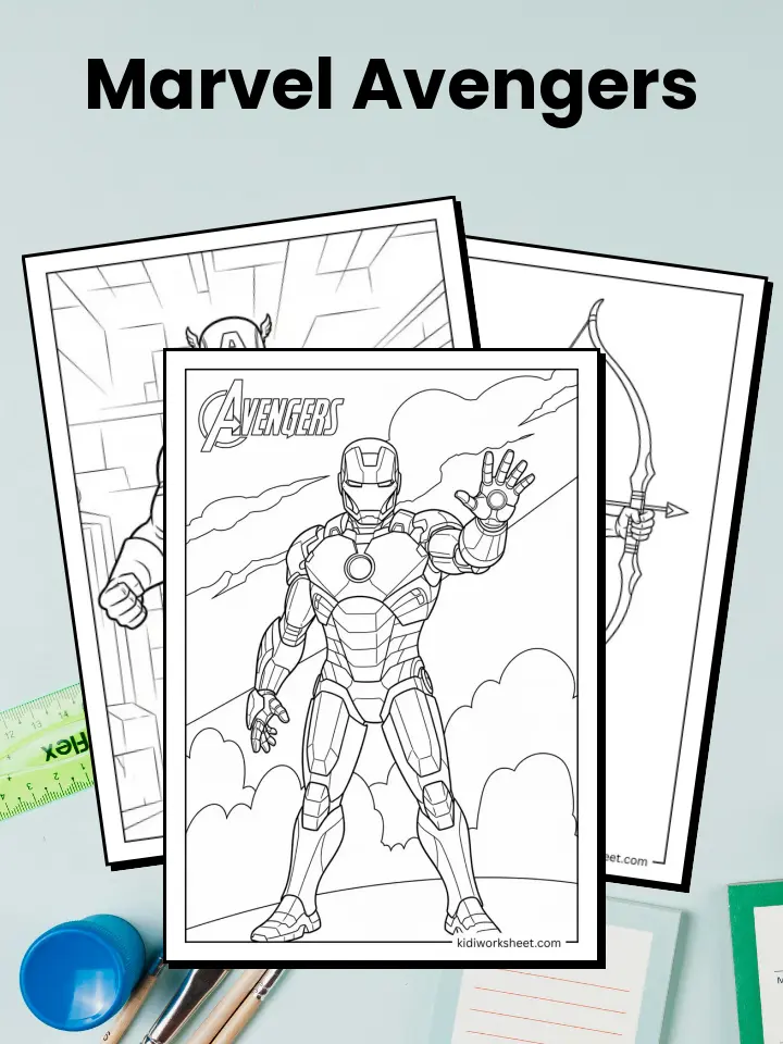 Marvel Avengers Coloring Pages