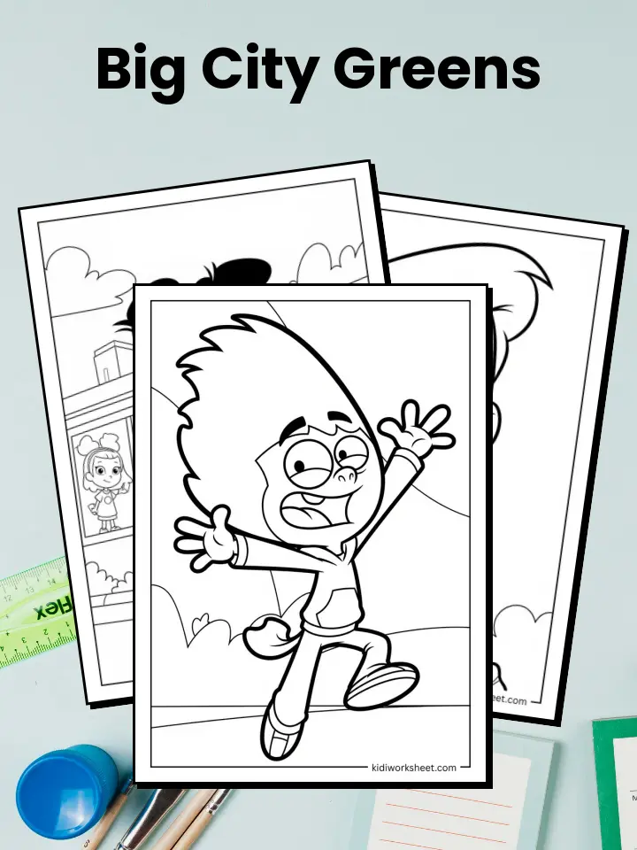 Big City Greens Coloring Pages