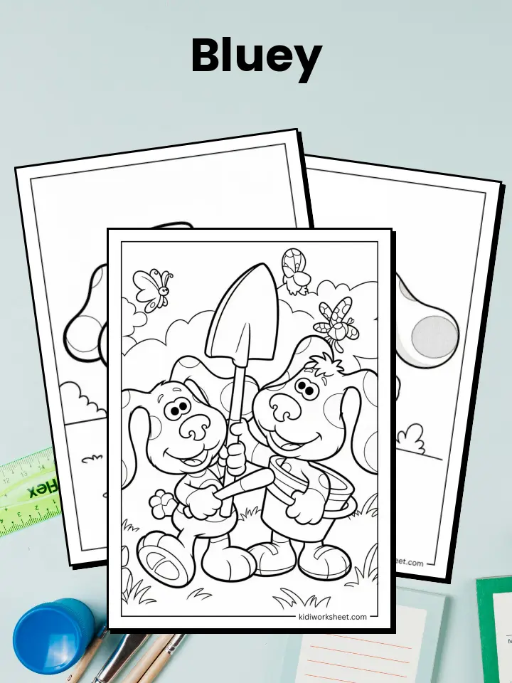 Bluey Coloring Pages
