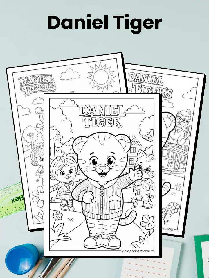 Daniel Tiger Coloring Pages