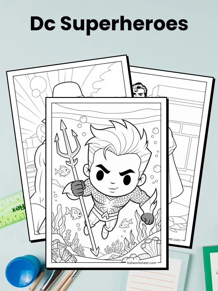 Dc Superheroes Coloring Pages