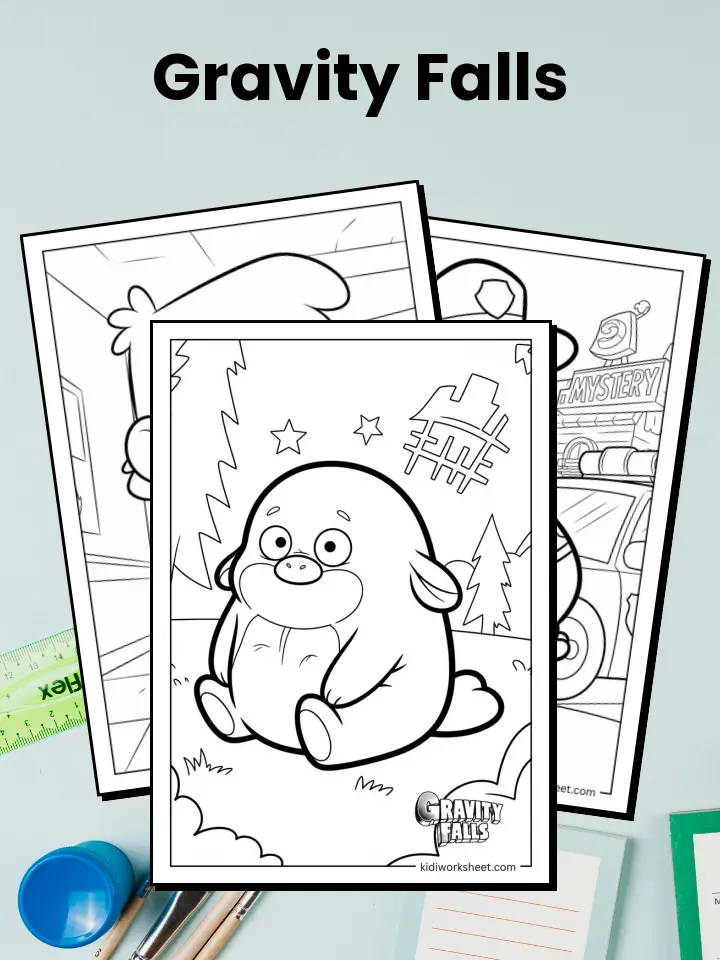Gravity Falls Coloring Pages