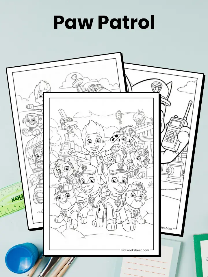 Paw Patrol Coloring Pages