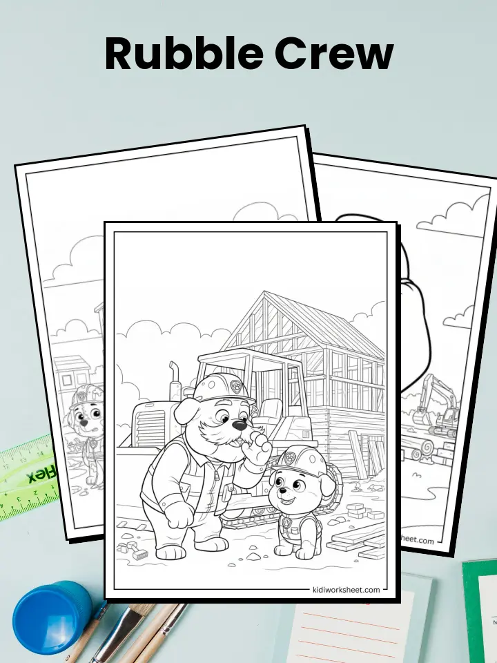 Rubble Crew Coloring Pages