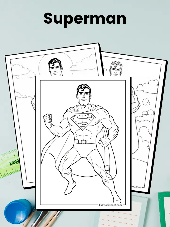 Superman Coloring Pages