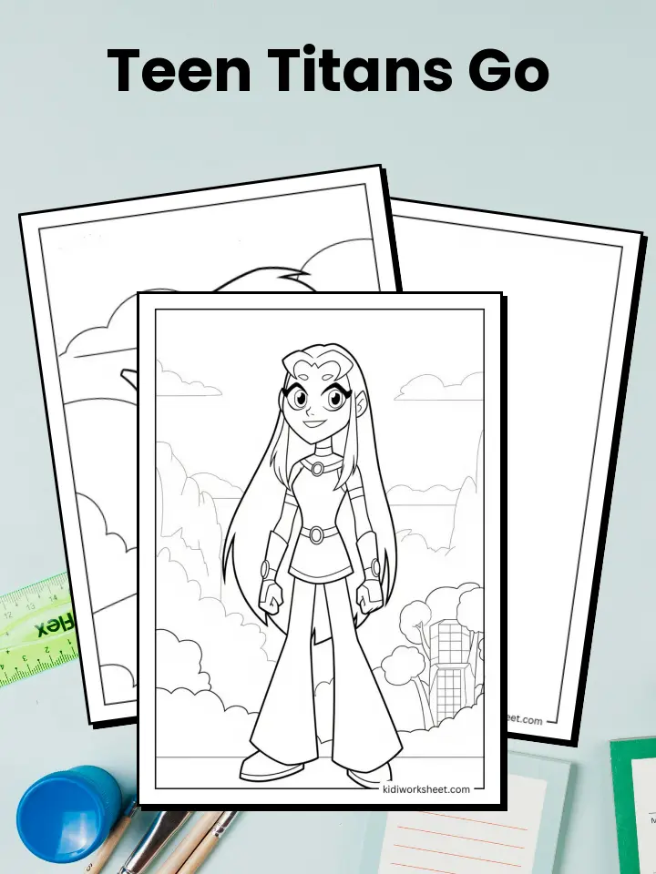 Teen Titans Go Coloring Pages