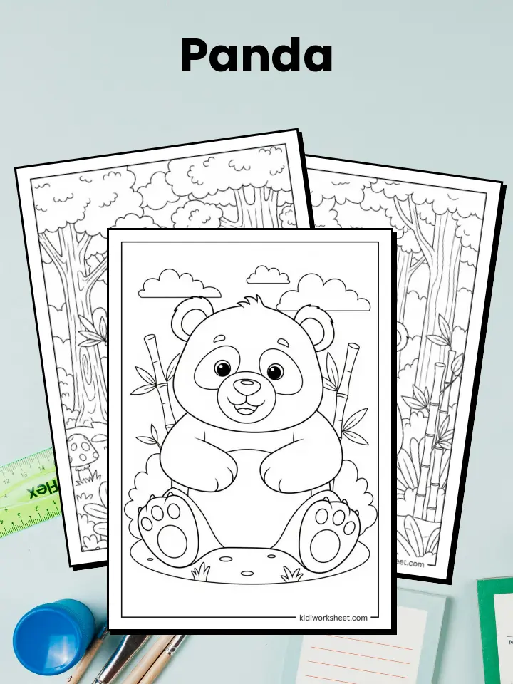 Panda Coloring Pages