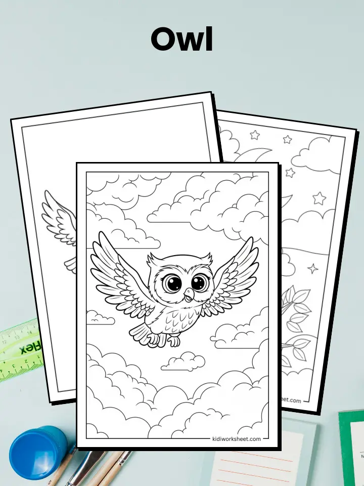 Owl Coloring Pages